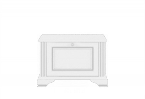 Тумба для обуви 1D вайт Гербор ясень снежный / сосна