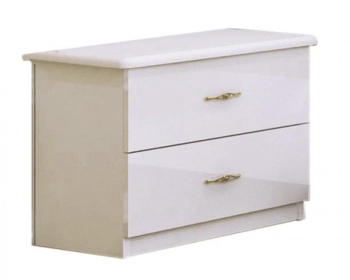 ​ПРИЛІЖКОВА ТУМБА Лола 2шх МіроМарк білий глянець