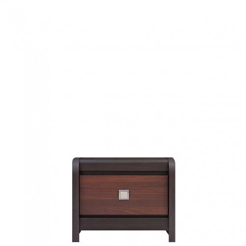 ​Тумба приліжкова KOM1S ЛОРЕН БРВ венге / акація малі бронза
