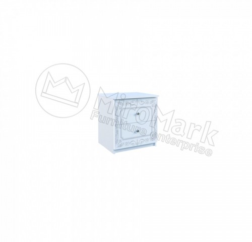 ​ПРИЛІЖКОВА ТУМБА 2шх Луїза МіроМарк глянець білий