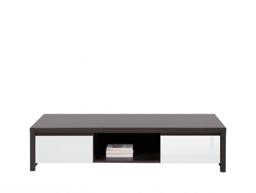 Тумба RTV 2S Kaspian BRW венге / белый глянец