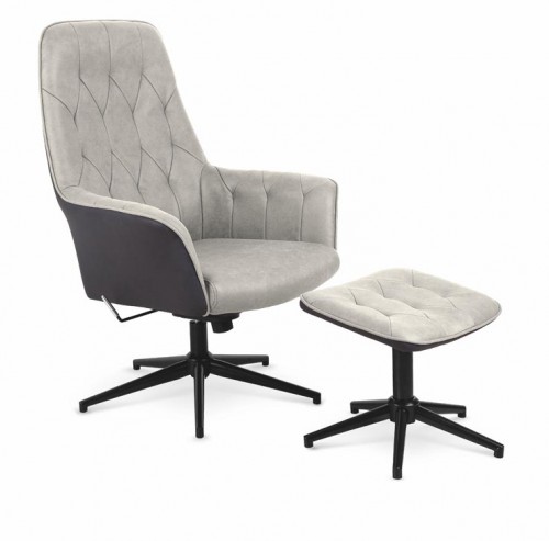 Крісло Halmar VAGNER Бежево- Чорний