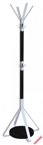 Вішалка на підлогу Halmar W-55 Білий- Чорний