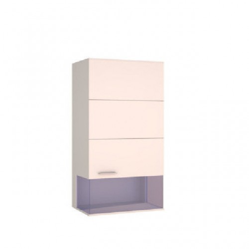 Вітрина навісна Boston С Blonski білий/білий глянець