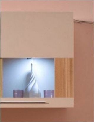 Вітрина підвісна Embawood Прага Lyon walnut, Macchiato