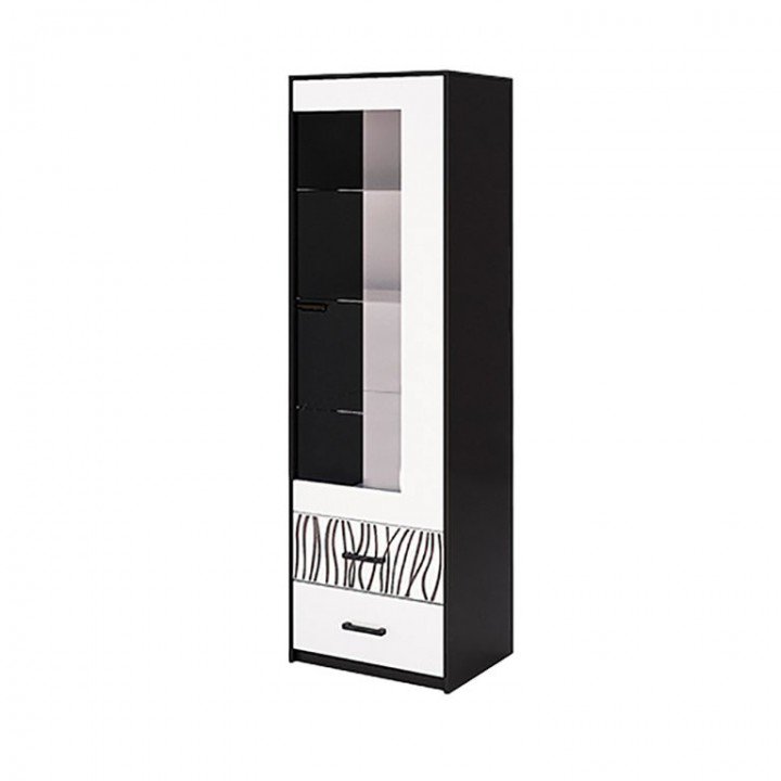 СЕРВАНТ Терра 1дв TR-111-WB MiroMark білий глянець / чорний мат