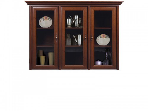 Вітрина надставка Kent ENAD 3w BRW Каштан