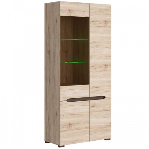 ​Вітрина REG1W3D / 20/9 ЕЛЬПАССО Гербор дуб сан-ремо світлий