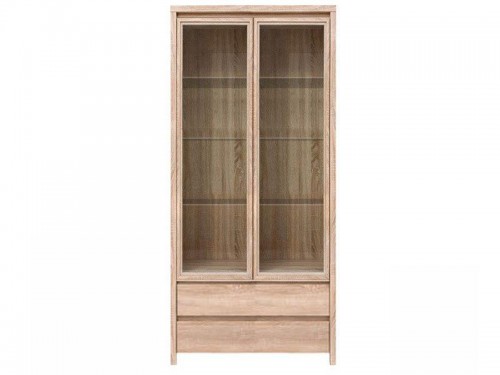 Витрина REG2W2S КАСПИАН БРВ дуб сонома