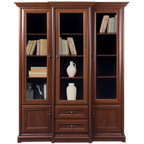 Витрина 3W2S СОНАТА Гербор каштан