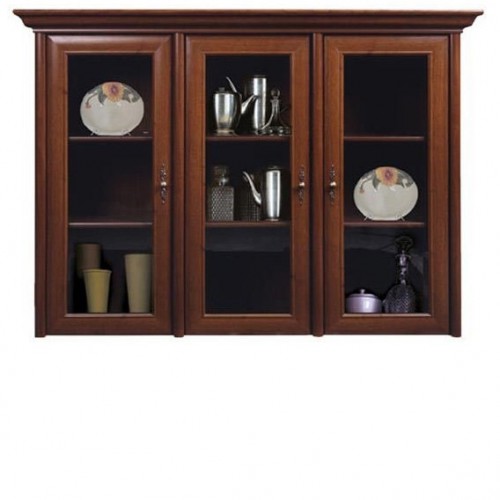 Витрина-надставка 3W СОНАТА Гербор каштан