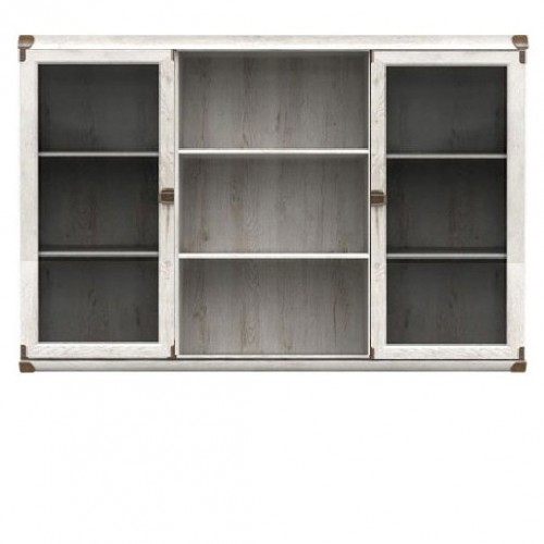 ​Витрина навесная JNAD2W/130 ИНДИАНА БРВ сосна каньон