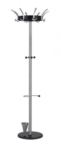 Вішалка Halmar W-47 Сірий/чорний