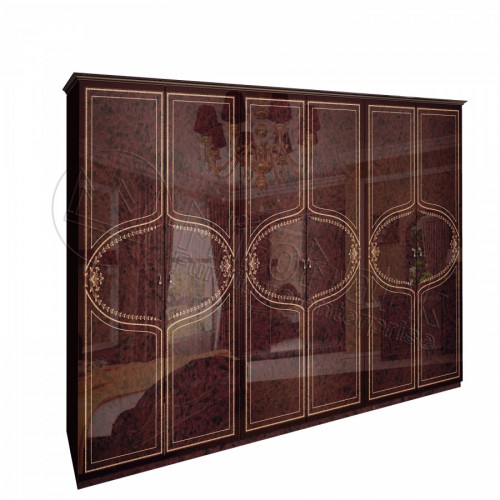 ​ШАФА Мартіна 6дв БезДзеркал Міромарк Радіка Махонь