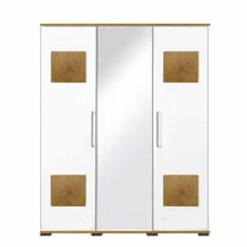 Шафа SZF3D Вудс БРВ Україна дуб Вотан / білий глянець