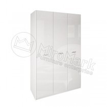 ШАФА Імперія 3дв БезДзеркал МіроМарк  білий глянець