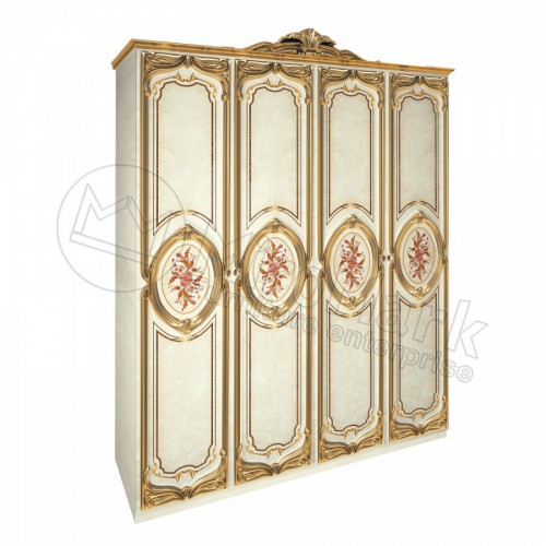 ​ШАФА Реджина Голд 4дв БезДзеркал МіроМарк  Радіка Беж