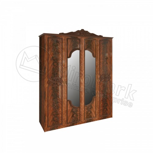 ШАФА Олімпія 4дв (без шухляд) МіроМарк Перо Горіх