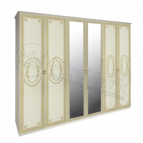 ​ШАФА Прімула 6дв Міромарк Радіка Беж