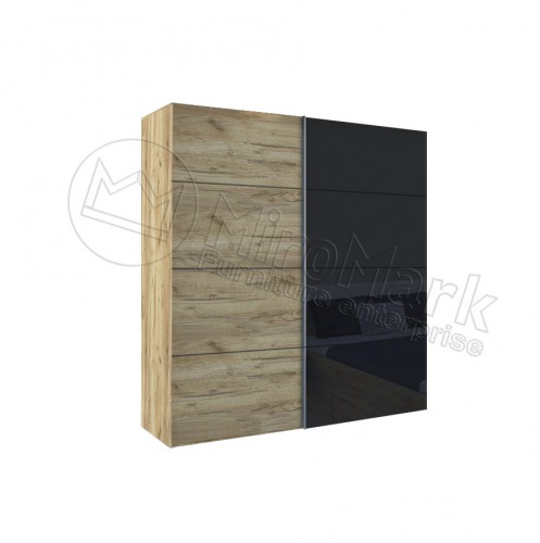 ​ШАФА-КУПЕ Луна 2,0м МіроМарк лава / дуб крафт