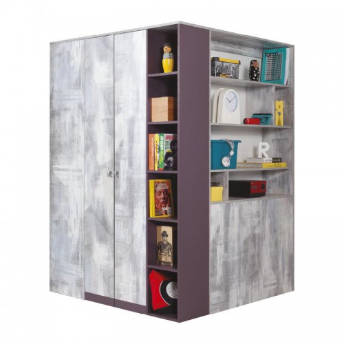 Кутова шафа ZM1 Zoom Meblar hong kong / баклажан