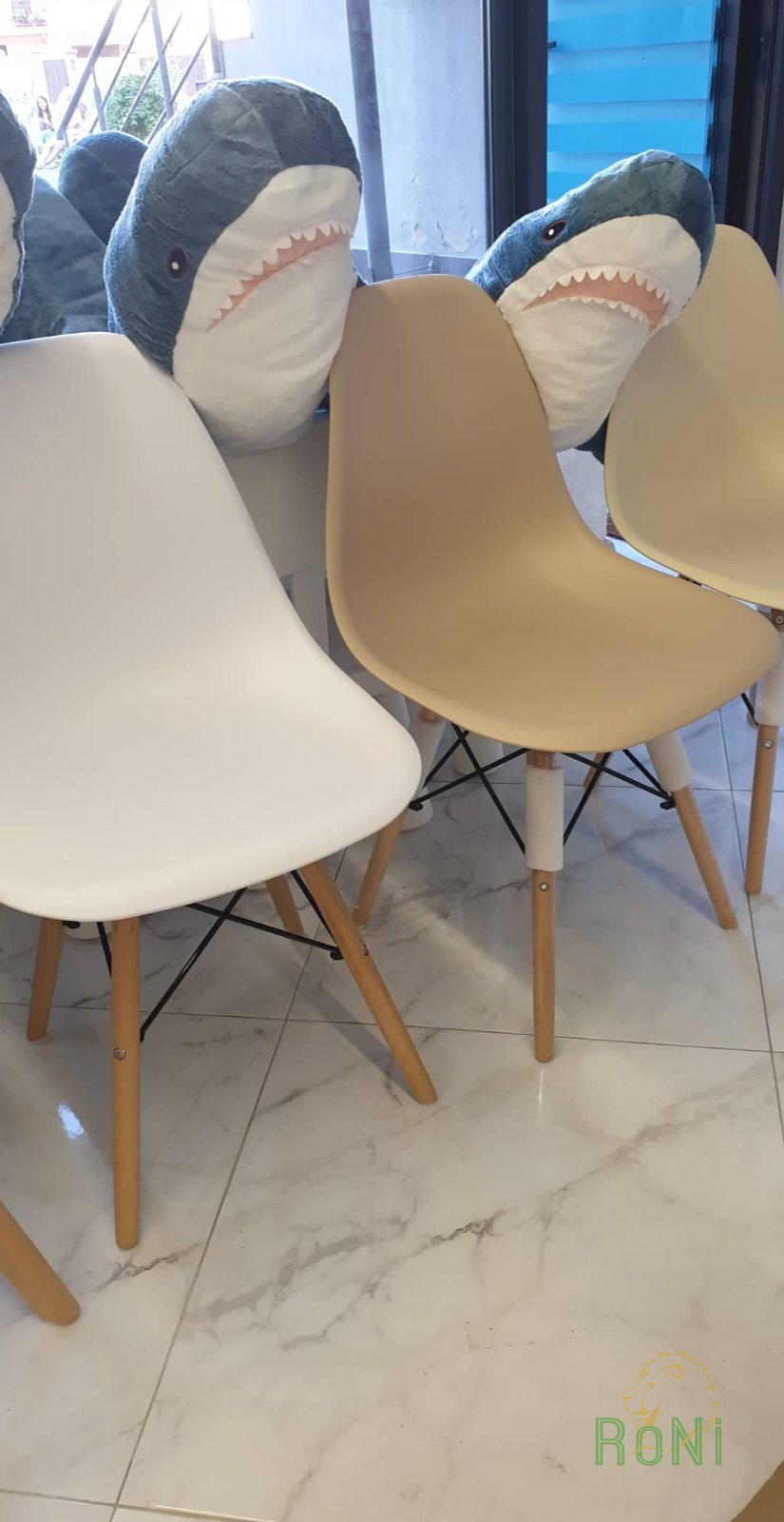 Фото3.Стілець RoNi Enzo Айворі(кремовий)