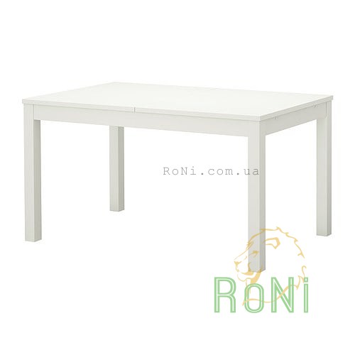 Розкладний стіл білий  140/180/220x84 BJURSTA 402.047.45 IKEA