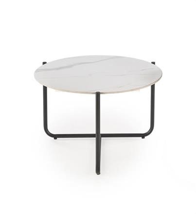 Фото2.Журнальний столик ACUNA, біла мармурова стільниця