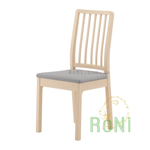 Кресло береза, сиденья светло-серое EKEDALEN 003.410.23 IKEA