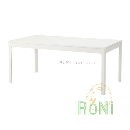 Раскладной стол белый 180 / 240x90 EKEDALEN 703.407.65 IKEA