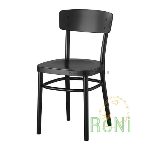 Крісло чорне IDOLF 802.251.66 IKEA