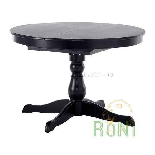 Обідній стіл розкладний чорний INGATORP 802.170.72 IKEA