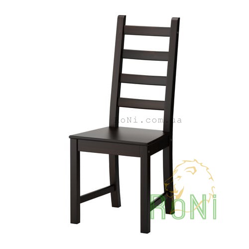 Кресло коричнево-черное KAUSTBY 401.822.44 IKEA