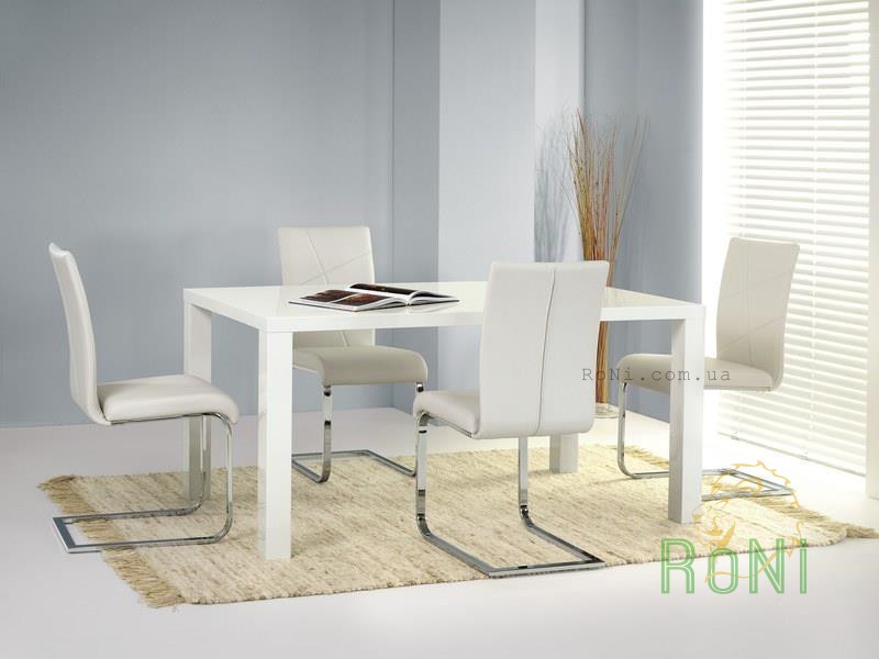 Обеденный стол Halmar Ronald 120x80x75 см белый.