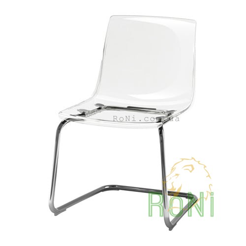 Кресло прозрачное хром TOBIAS 803.496.71 IKEA