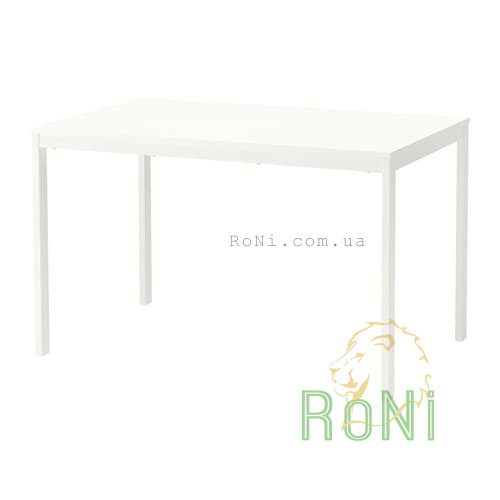 Стол, белый раскладной 120 / 180x75 VANGSTA 803.615.64 IKEA