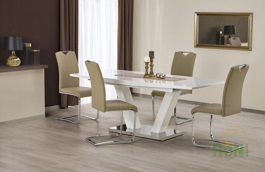 Обеденный стол Halmar Vision 160-200x90x76 см Белый