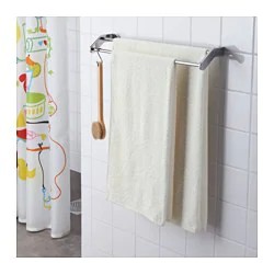 Фото1.Банное полотенце HÄREN 100x150 cm IKEA 001.635.58 белый