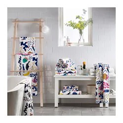 Фото6.Банное полотенце BILLSJÖN 70x140 cm IKEA 003.773.47 разноцветное