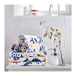 Фото1.Банное полотенце BILLSJÖN 70x140 cm IKEA 003.773.47 разноцветное