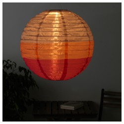 Фото2.Підвісна лампа, сонячна енергія, різнокольорова куля SOLVINDEN IKEA 303.829.55