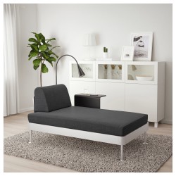 Фото5.Кресло для отдыха с столиком и светильником DELAKTIG 992.598.68 IKEA