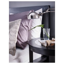Фото4.Каркас кровати темно-коричневый 160х200 MALM IKEA 091.304.79