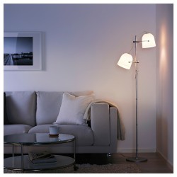 Фото2.Торшер / 2 лампы, белый SVIRVEL IKEA 502.897.15