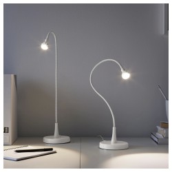 Фото5.Світлодіодна настільна лампа біла JANSJÖ IKEA 803.860.60