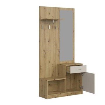 Фото1.Прихожая PERGO, цвет: дуб-кашемер, изготовленный вручную