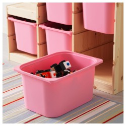 Фото2.Стеллаж, сосна, розовый TROFAST IKEA 691.021.24