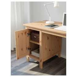 Фото6.Письменный стол светло-коричневый HEMNES IKEA 502.821.44