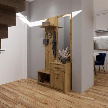 Фото2.Прихожая PERGO, цвет: дуб ручной работы