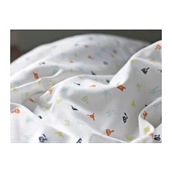 Фото4.Постель детская для кроватки, разноцветный, 110x125 / 35x55 см STJARNBILD 103.196.63 IKEA